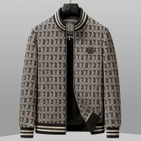 雪呢尔夹克秋冬秋款加棉加厚男士时尚潮流夹克中年茄克衫