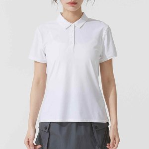 NIKE耐克女装新款运动POLO衫跑步健身训练短袖休闲翻领T恤FQ1575-100 ZP