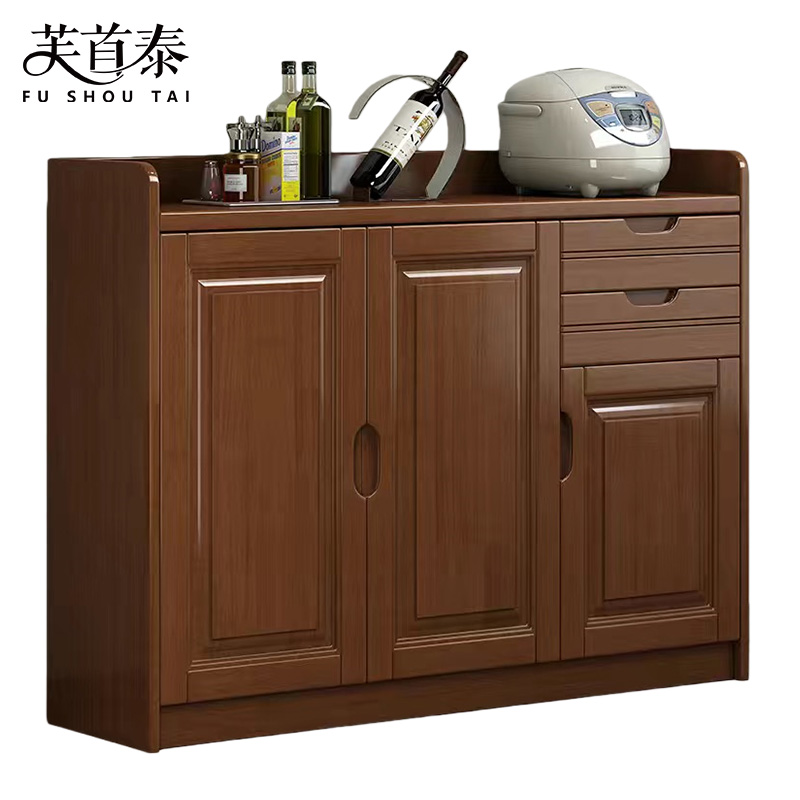 芙首泰实木茶水柜136*40*90cm台
