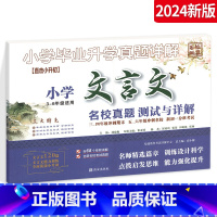 [正版]小学文言文名校真题测试与详解 全国版 3-6年级适用 小学毕业升学真题详解 文言文能力训练衔接小升初招生卷 辅
