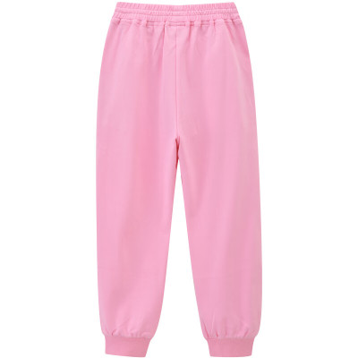 [1件3折]铅笔俱乐部童装2025年秋装新款女童长裤儿童针织运动裤中大童休闲裤子