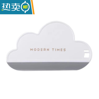 敬平创意云朵刮水板浴室镜面镜子擦卫生间洗手台面清洁迷你玻璃刮水器 [白色]干湿两用擦玻璃器