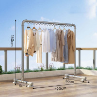 绵冠(MIANGUAN) 镀锌钢管晾衣架落地衣架