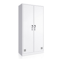 慧采云 办公家具优质钢制常规两门办公柜铁皮柜更衣柜柜子收纳柜储物柜850*420*1800mm