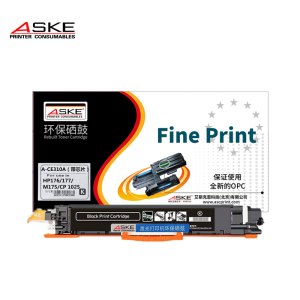 ASKE PRINTER CONSUMABLES激光打印机黑色粉盒A-CE310A(带芯片)