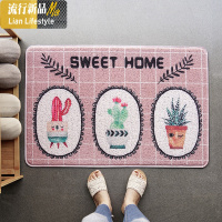 ins地垫垫小地毯脚垫入户丝圈口进厨房浴室北欧入家用 三维工匠
