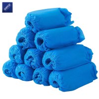 安居先森一次性无纺布加厚鞋套 300g 深蓝一包100只
