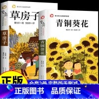 [全2册]青铜葵花+草房子 [正版]全套4册 宝葫芦的秘密张天翼与青铜葵花曹文轩完整版小英雄雨来四年级下册阅读课外书书目