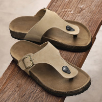 春夏季新款EVA轻便简约百搭平底男士拖鞋沙滩透气露趾人字拖鞋_392