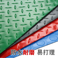 厚玖 牛筋塑胶防滑地垫PVC防水耐磨牛津阻燃垫楼梯加厚地板垫满铺 1200mm厚度3mm -单位:米