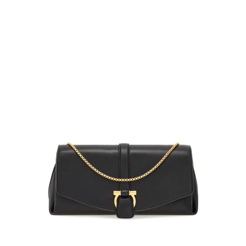 Ferragamo女款小号马鞍包优质牛皮时尚斜挎包经典设计