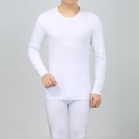 SUNTEK春秋中老年人棉内衣男低圆领秋衣棉毛衫中年打底衫男半高领上衣夹克