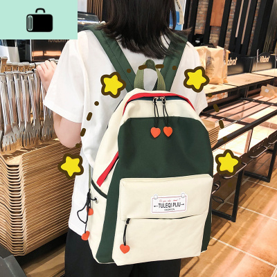 书包女韩版高中学生原宿ulzzang双肩包ins风初中潮百搭大学生背包NEW LAKE