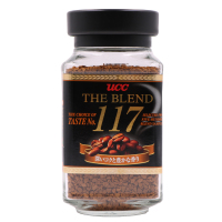 日本进口UCC117悠诗诗速溶咖啡黑咖啡无添加蔗糖瓶装 90g