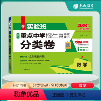 数学 小学升初中 [正版]实验班百所重点中学招生真题分类卷小升初数学小学六年级下册衔接全国通用冲刺名校试卷测试卷全套总复