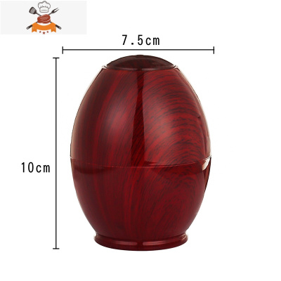 创意牙签盒餐厅家用个性牙签筒自动弹出可爱按压式牙签罐北欧ins 敬平 酒红