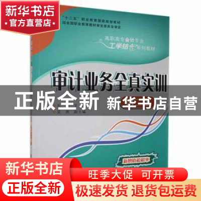 正版 审计业务全真实训 朱明主编 清华大学出版社 9787302473053