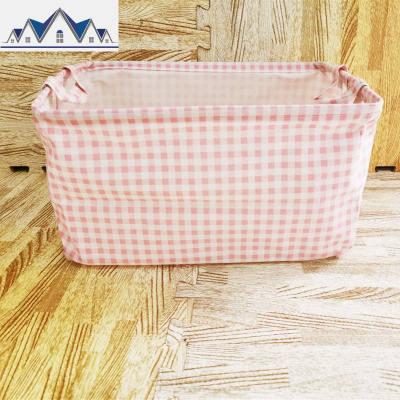 手提亚麻防水脏衣篮收纳盒可折叠收纳箱大小储物箱玩具家居整理箱 三维工匠收纳篮