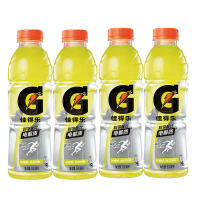 Gatorade佳得乐电解质饮料柠檬味功能饮料600ml*4瓶