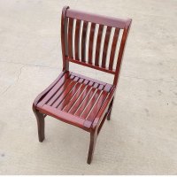 质凡会议室会议椅培训椅实木职员办公椅会客椅 实木款