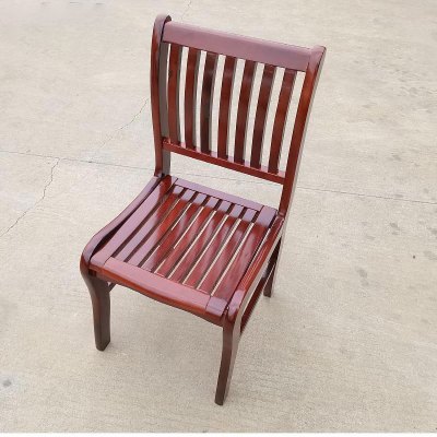 质凡会议室会议椅培训椅实木职员办公椅会客椅 实木款