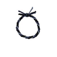 家柏饰(CORATED)韩版拼色编织麻花圈绳头饰皮筋扎头绳女士饰头绳橡皮筋