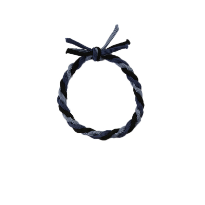 家柏饰(CORATED)韩版拼色编织麻花圈绳头饰皮筋扎头绳女士饰头绳橡皮筋