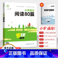 小学语文阅读80篇 小学通用 [正版]2023版小学语文阅读80篇专项通典一二三四五六年级阅读理解专项训练书人教版 通成