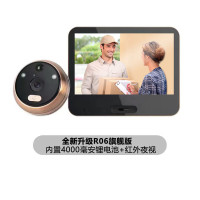 智能电子猫眼摄像头可视门铃防盗门镜监控移动侦测家用门铃 旗舰版+32G内存