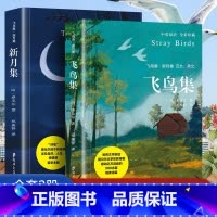 [全2册]飞鸟集+新月集 [正版]泰戈尔诗集飞鸟集+新月集 全2册 中英对照双语版泰戈尔诗选诗歌集世界名著文学初中生课外