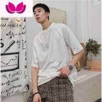 七斓黑色长袖衬衫男夏季港风痞帅宽松衬衣潮牌嘻哈小众设计感炸街外套