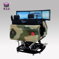 硕士王 SHUOSHIWANG六屏双座动感汽车驾驶模拟器东风解放通用运输车模拟训练系统