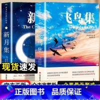 飞鸟集+新月集 中英双语[非彩图] [正版]飞鸟集新月集泰戈尔著生如夏花诗选选集全2册中英双语版全新精美彩图典藏英汉对照