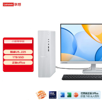联想(Lenovo)小新台式电脑尊享版(酷睿U5-225 32G DDR5内存 1TB SSD 正版office Win11)23.8英寸来酷显示器 商用办公家用学习娱乐