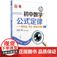 初中数学公式定律——知识点、考点、易错点突破 初中数学公式定律梳理整合集常考考点剖析资料书 付伟佳 编 电子工业出版社