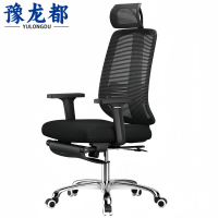豫龙都人体工学椅黑色把