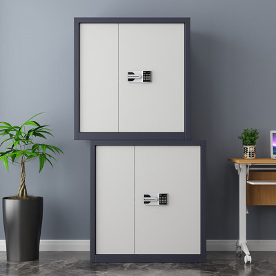 悦山钢制文件柜带斗分双节保密柜灰白套色智能密码锁900*420*1850mmYSOA3fo07GBHTB