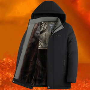 啄木鸟棉服男款冬季2025新款加绒加厚防寒棉袄休闲百搭棉衣外套男