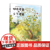 海豚绘本花园:城市老鼠和乡下老鼠(平)(点读版)贝妮黛·华兹的画风清新 犹如水彩画一般的风格 故事来自经典的欧洲童话