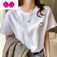 七斓2023夏季新款韩版百搭宽松白色潮牌短袖t恤女内搭体恤衫上衣