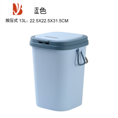 三维工匠北欧风垃圾桶带盖家用客厅创意厕所卫生间轻奢ins 有盖厨房圾垃筒