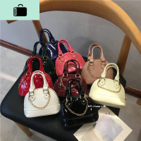 新款迷你小号丝巾贝壳包2019新款小链条包精致单肩斜挎手提女小包NEW LAKE女斜挎包