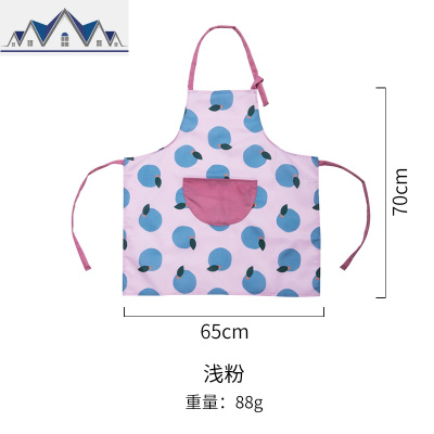 围裙女时尚油家用厨房防水防做饭油罩衣大人可爱日系 三维工匠