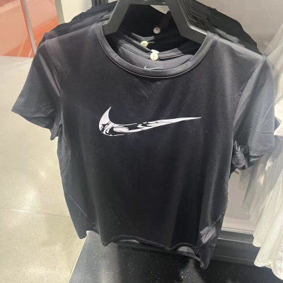 NIKE耐克短袖T恤运动休闲速干透气圆领女装FV6374-010 D