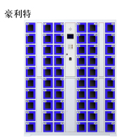 豪利特智能手机柜存放柜存包柜储物柜60门透明款