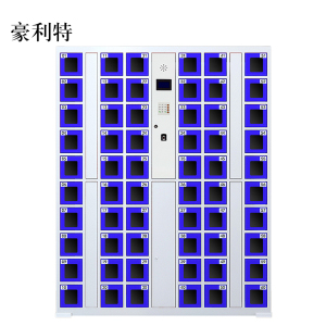 豪利特智能手机柜存放柜存包柜储物柜60门透明款