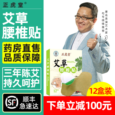 正虎堂艾草腰椎贴12贴*12盒