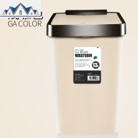 家用卫生间客厅大号办公室非脚踏式弹盖垃圾桶 三维工匠