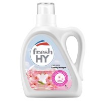 菁华清可新樱花玫瑰香水级洗衣液1L手洗机洗持久留香去污洁净除菌除螨