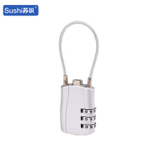 苏识 ZCL293银 圆形钢丝绳 密码锁 (计价单位:个) 银色